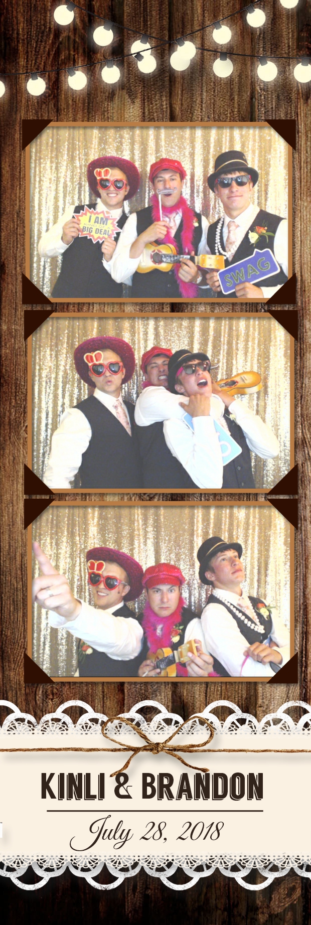 Kinli and Brandon's Wedding | View more photos from the event at gallery.photoboothbillings.com/u/PhotoBoothBillings/Kinli-and-Brandons-Wedding